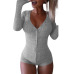 Free Ostrich Bodysuit Womens Sexy V Neck Stretch Long Sleeve Jumpsuit Shorts Pants Slim Rompers Womens Casual Playsuit N30