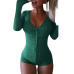 Free Ostrich Bodysuit Womens Sexy V Neck Stretch Long Sleeve Jumpsuit Shorts Pants Slim Rompers Womens Casual Playsuit N30