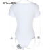 HEYounGIRL White Sexy Womens Bodysuit 2018 Summer Short Sleeve Buttons Bodycon Bodysuits Casual Fashion Body Suits Feminino