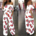 Hot Jumpsuits Women Clubwear Short Sleeve Playsuit Sexy Floral Print Rompers Womens Jumpsuit Long Trousers Pants