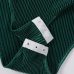 InstaHot Sexy Long Sleeve V Neck Bodysuit for Women 2019 Summer New Fashion Green Textured Shirts Button Tops Elegant Playsuits