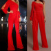 Jumpsuits for women 2018 fashion Womens rompers Party Clubwear Playsuit Jumpsuit Wide Leg One Shoulder Long Trousers Pants