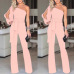 Jumpsuits for women 2018 fashion Womens rompers Party Clubwear Playsuit Jumpsuit Wide Leg One Shoulder Long Trousers Pants