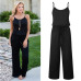 Lace Up Floral Print Women Jumpsuit 2018 Summer Casual Loose Style Wide Leg Girls Beach Jumpsuits Rompers Female Overalls