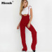 Missufe Solid Multi Colors High Waist Fashion Sexy Bodysuits For Women 2018 Summer Jumpsuits Slim Bandage Women's Playsuits