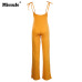 Missufe Solid Multi Colors High Waist Fashion Sexy Bodysuits For Women 2018 Summer Jumpsuits Slim Bandage Women's Playsuits