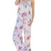 Missufe V Neck Sexy Bodysuits Women With Belt Body Femme Macacao Feminino Floral Playsuit Overalls Print Spring Summer Jumpsuit