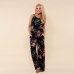 Missufe V Neck Sexy Bodysuits Women With Belt Body Femme Macacao Feminino Floral Playsuit Overalls Print Spring Summer Jumpsuit