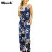 Missufe V Neck Sexy Bodysuits Women With Belt Body Femme Macacao Feminino Floral Playsuit Overalls Print Spring Summer Jumpsuit