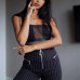 Muximux 2018 Summer Women Sexy Bodysuit Autumn Fashion Casual Hollow Out Strap Playsuit Fashion Romper Mesh Short Jumpsuit