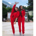 New Fashion Women Sexy Jumpsuit Long Sleeve High Waist Jumpsuit Hoodies Street Wear Drawrsing Jumpsiut Romper Long Trousers