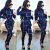 Plaid Print Bodycon Jumpsuit Women Turtleneck Long Sleeve Peplum One Piece Overalls Skinny Party Casual Romper Catsuit Sashes