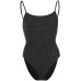 Rapwriter Backless Cross Lace-up Glitter Sexy Bodysuit Women 2019 Summer Stretch Straps Sleeveless Slim Open Crotch Bodysuit