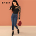 SHEIN Black Going Out Skinny Knot Mid Waist Mock Neck Stand Collar Geo Cut Out Bodysuit 2018 Summer Fashion Women Bodysuits