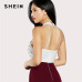 SHEIN Zip Back Halter Backless Pocket High Waist Skinny Jumpsuit Women 2019 Summer Maxi Deep V Neck Long Sleeve Jumpsuit