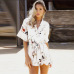 Sexy Bodysuit Floral Print Women Rompers Top Jumpsuit Playsuit Body Feminino Bohemian Casual Summer Boho Clothes Overall Tops