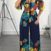 Sexy Women Jumpsuit Women Off Shoulder Self Tie Yellow Jumpsuits 2019 New Ruffle Half Sleeve Elegant Jumpsuit