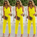 Sexy Women Off Shoulder Jumpsuit  Rompers spaghetti strap wide legs Bodycon Jumpsuit 3 Colors Solid Romper Trousers