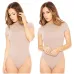 Short Sleeve Skinny Bodysuits Women Casual Solid O Neck Summer Beach Bodysuit Elegant Female Body Short Jumpsuits and Rompers