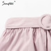 Simplee Solid co-ordinat jumpsuit romper Women casual streetwear overalls playsuit Ladies top shirt overalls short jumpsuit 2019