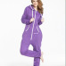 Solid adult onesie all-in-one piece jumpsuit jump in fleece zip hoody by Nordic Way rompers daffedress fleece unique