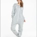 Solid adult onesie all-in-one piece jumpsuit jump in fleece zip hoody by Nordic Way rompers daffedress fleece unique