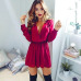 Summer jumpsuit women rompers Sexy bodysuit V-neck playsuit  Long Sleeve catsuit Chiffon Playsuit Ladies Jumpsuit