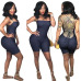 Super hot sexy shorts feminino strap summer rompers women jumpsuit backless combinaison short femme LM996