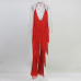 Tobinoone Autumn Tassel V Neck Sexy Jumpsuit Women white Elegant Long Jumpsuits Rompers Womens Backless Bodysuit Plus Size