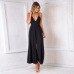 VIEUNSTA 17 Colors Women Strap Backless Long Jumpsuits 2018 New Fashion Back Bow Flare Leg Playsuit Summer Beach Loose Jumpsuit