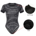 Viifaa Sexy Black Bodysuit Women See Through Mesh Bodycon Jumpsuit Transparent Body Femme Romper Summer Party Bodysuits