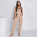 Weekeep Women Fashion Loose Calf Length Wide Pants Rompers 2018 Casual Cotton Womens Jumpsuit Overalls Strap Backless Jumpsuits