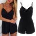 Wholesale Retail Summer Women V-Neck Rompers Sexy Club Solid  Elegant Bodycon Jumpsuit Playsuit Romper