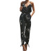 Womail 2018 Summer jumpsuits for women 2018 plus size elegantes  Casual Sleeveless V-neck Strap Lace Jumpsuit de fiesta mujer