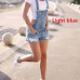 Women Summer Denim Bib Overalls Jeans Shorts Jumpsuits and Rompers Playsuit