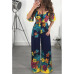 Women V Neck Off-shoulder Summer Jumpsuit 2018 New Lady Floral Printed Romper Clubwear Playsuit Casual Backless Jumpsuit&Romper