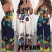 Women V Neck Off-shoulder Summer Jumpsuit 2018 New Lady Floral Printed Romper Clubwear Playsuit Casual Backless Jumpsuit&Romper