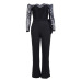 hirigin Newest Women Lace Floral White Color Long Sleeve Jumpsuit Romper Clubwear Playsuit Bodycon Party Trousers female