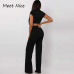 2 Two Piece Set Women Ribbed O Neck Crop Top and Long Pants Set Sexy Autumn Short Sleeve Tracksuit Women Conjunto Feminino 2018