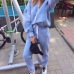 2018 Autumn Tracksuit Long Sleeve Thicken Hooded Sweatshirts 2 Piece Set Casual Sport Suit Women Tracksuit Set