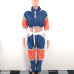 2019 New fashion sporty women's tracksuit hooded short jackets letter splicing long pants suits two piece set outfit GLA3068