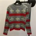 ALPHALMODA 2018 Bees Hit Striped Colored Women Knitted Sweater Skirt Suits OL Autumn Winter Vintage Fashion Clothing Sets