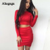 Ahagaga 2019 Spring Summer Tracksuits women Suits Sets Fashion Solid women costume 2-pieces (t-shirts+Skirts) Suit Set Female