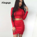 Ahagaga 2019 Spring Summer Tracksuits women Suits Sets Fashion Solid women costume 2-pieces (t-shirts+Skirts) Suit Set Female