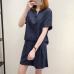 Casual Cotton Linen Two Piece Sets Women Summer V-Neck Short Sleeve Tops+Shorts Female Office Suits Set Women's Costumes S81201A