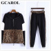 GCAROL 2019 Spring Women 2 Pieces Sets Leopard Spliced Sweatshirt Ankle Length Harm Pants Oversize Tracksuits Hoodies Outfiits