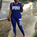 Hot Women Set Letter Print Sexy Sweatsuit Plus Size Tops+Skinny Pants Sweat Suits Two Piece Tracksuit Casual 2 Piece Set S-XXXL