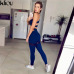 Kliou 2018 New Casual Women Tracksuits Sportwear Fashion Solid Fitness Sets Sexy Tank Bra Tops Sporting Leggings 2 Piece Suit