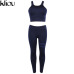 Kliou 2018 Women fitness Two Piece Set Women Sexy Set Sporting Bra sporting Top+Long workout Pants High-Quality workout Suits