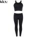 Kliou 2018 Women fitness Two Piece Set Women Sexy Set Sporting Bra sporting Top+Long workout Pants High-Quality workout Suits